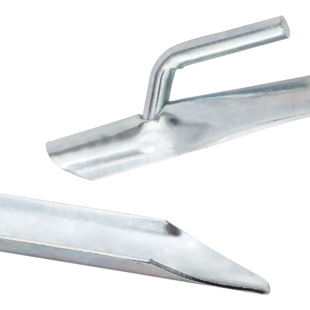 Vidaxl piquets de tente 24 pcs en forme de V ø20 mm 17 cm acier galvanisé 5/6