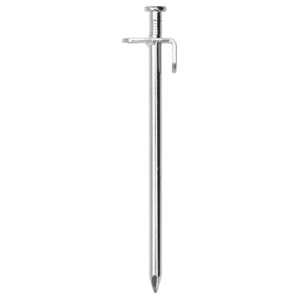 Piquets de tente Vidaxl 24 pcs 8 mm 195 cm en acier galvanisé 3/6