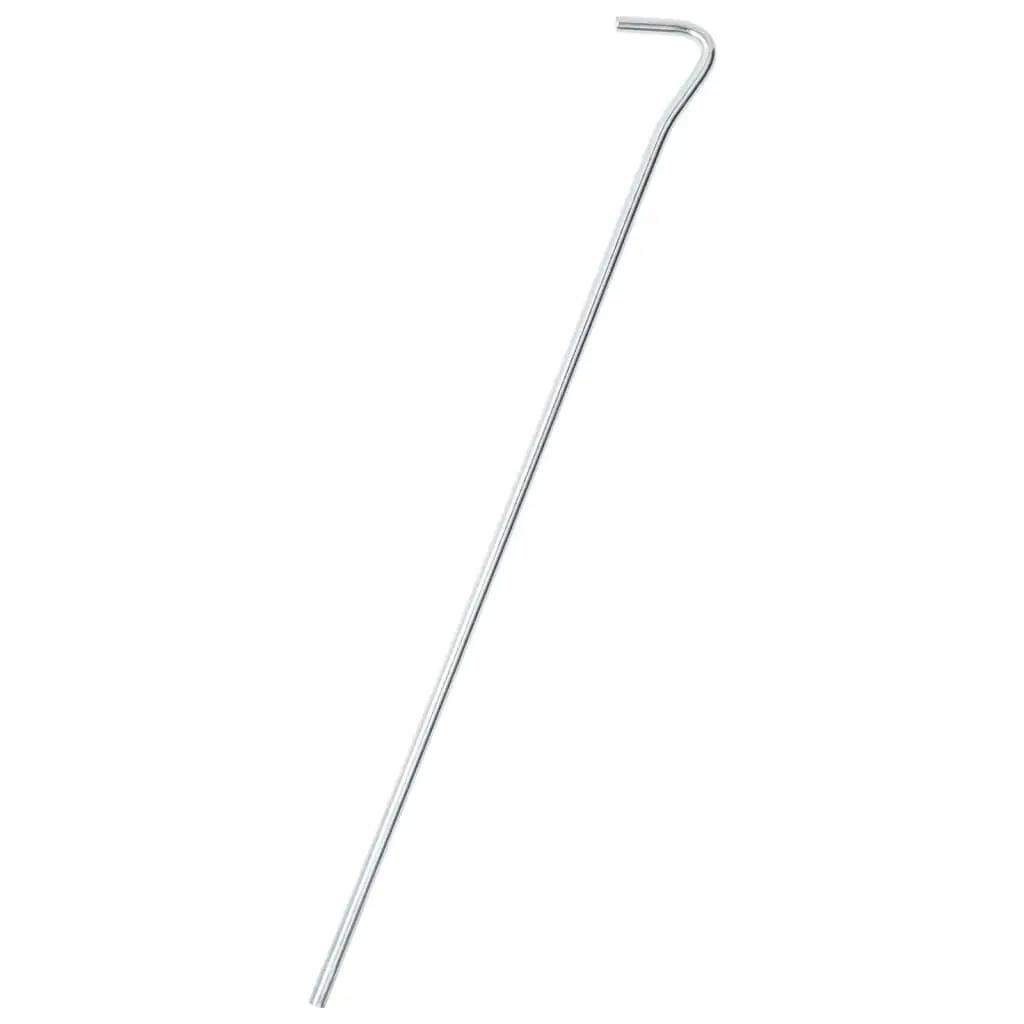 Piquets de tente Vidaxl 50 pcs ø7 mm 30 cm acier galvanisé 2/5
