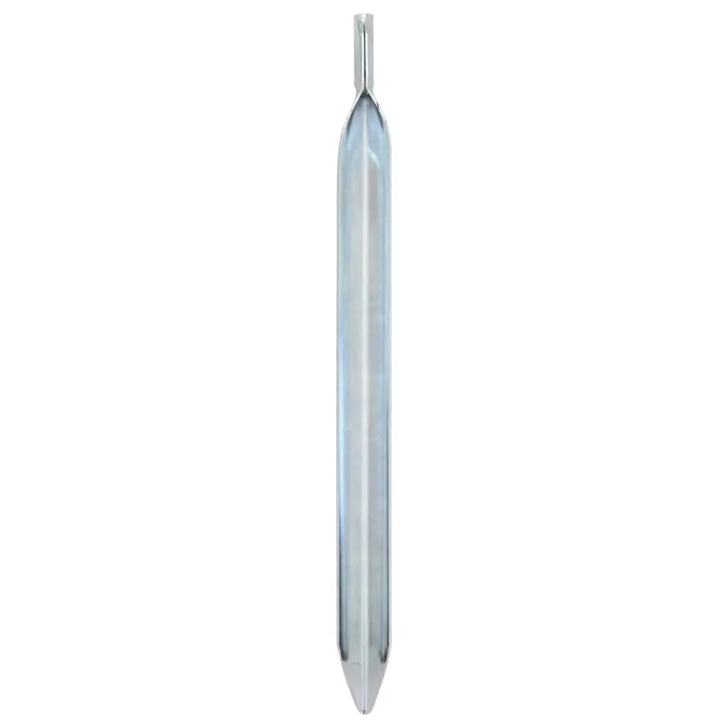 VidaXL Tentharingen V-vormig 24 stuks Ø20 mm x 25 cm Gegalvaniseerd Staal 3/6