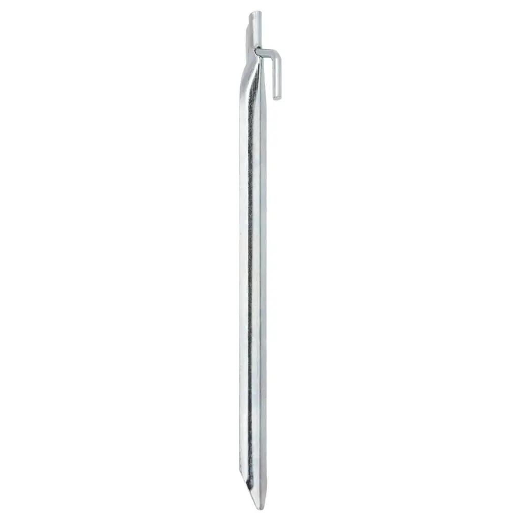 VidaXL piquets de tente 24 pcs Ø20 mm x 29,5 cm acier galvanisé 2/6
