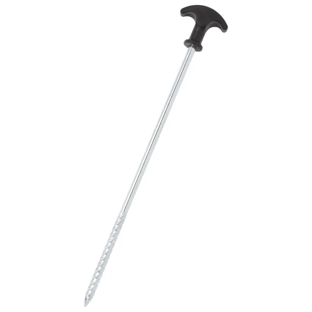 VidaXL Śledzie do namiotu 24 szt Ø7 mm 30 cm stal ocynkowana 2/6