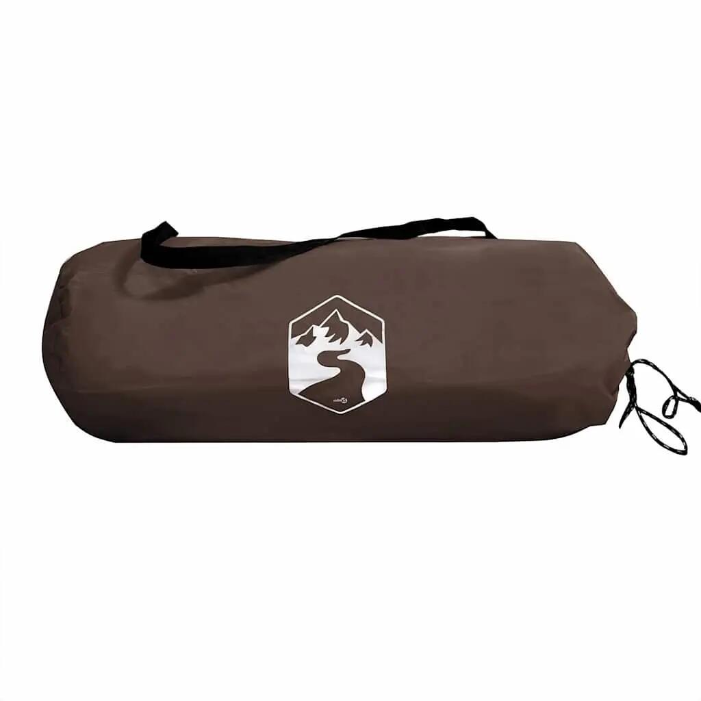 Tente de pêche imperméable VidaXL marron 6/7