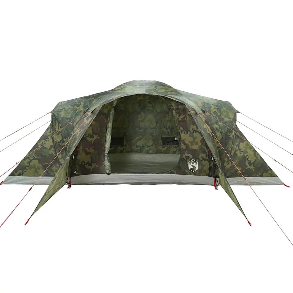 Tente Dôme 6 Personnes Imperméable Camouflage Vidaxl 6/7