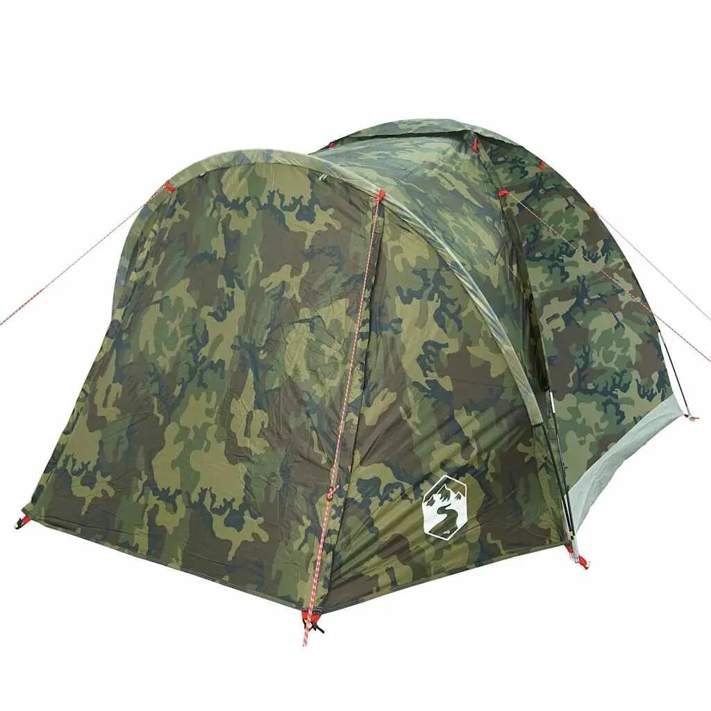 VidaXL Tente Camouflage Imperméable pour 2 Personnes 5/7