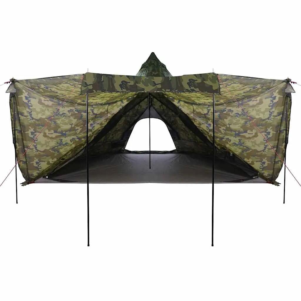 Waterdichte Vidaxl Tipitent voor 6 Personen in Camouflage 6/7