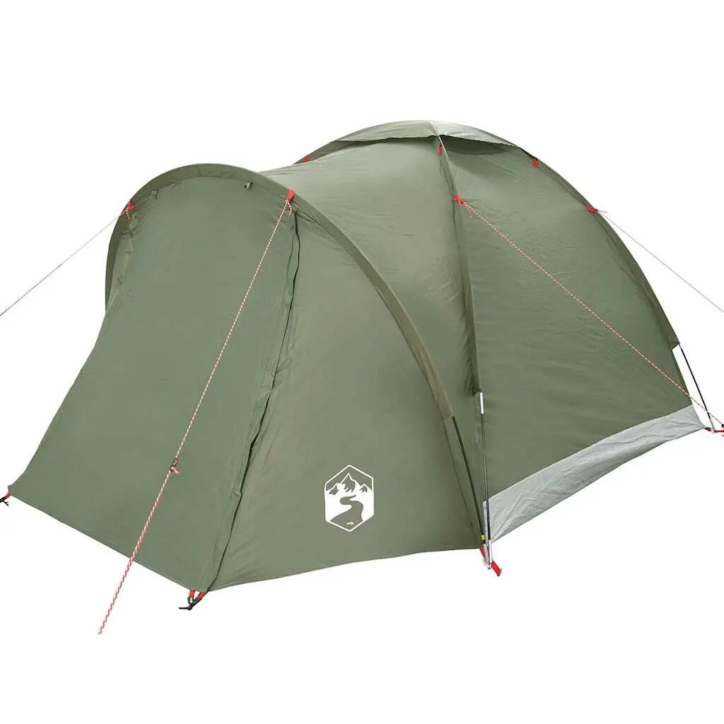 Tente de Pêche Impermeable Olivâtre pour 2 Personnes 5/7