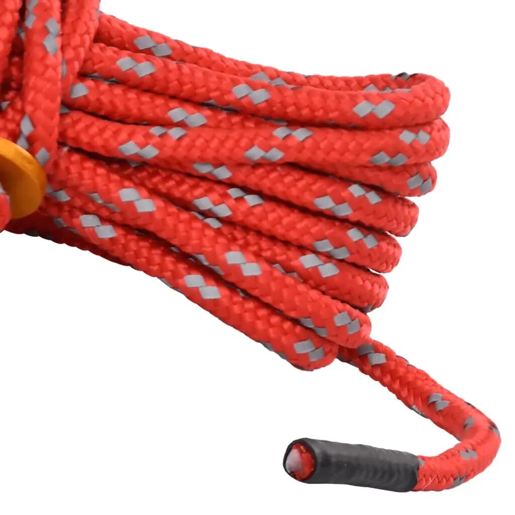 VidaXL Tentscheerlijnen met spanners 8 st reflecterend 4 m 4 mm 4/7