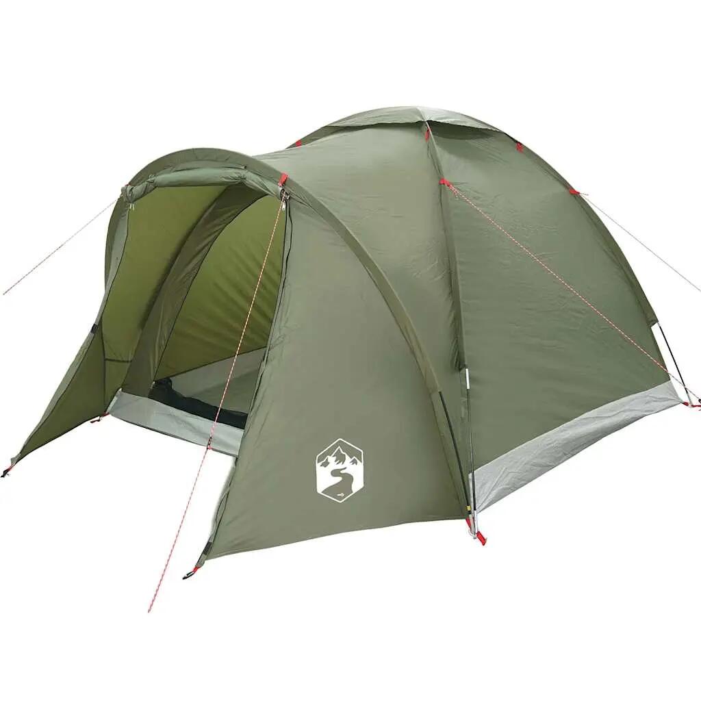 Tente de Pêche Impermeable Olivâtre pour 2 Personnes 4/7