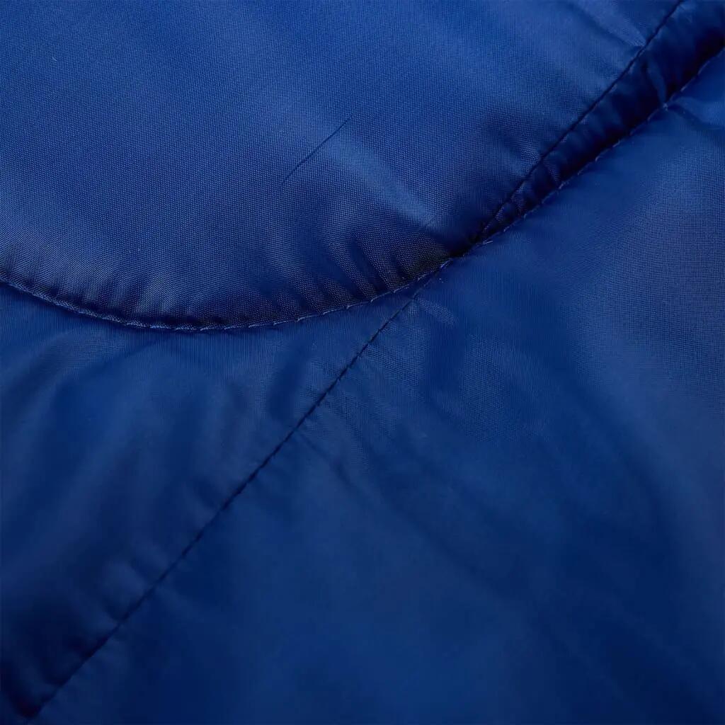 Sac de couchage rectangulaire 3-4 saisons VidaXL adulte bleu nuit 4/5