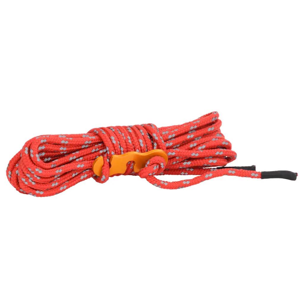 VidaXL Tentscheerlijnen met spanners 8 st reflecterend 4 m 4 mm 2/7