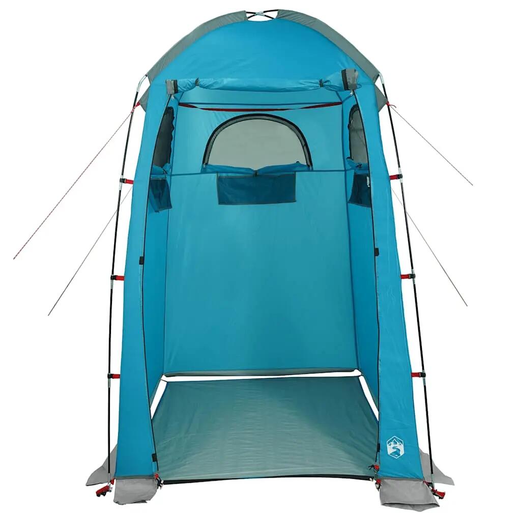Tente de Douche Étanche VidaXL en Bleu pour Camping 6/7