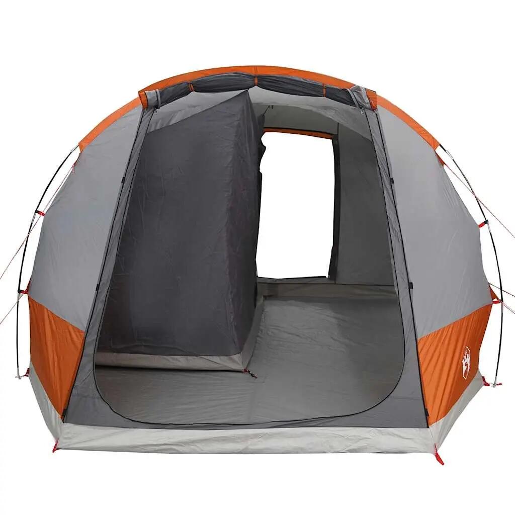 Vidaxl Autotent à 2 Personnes - Étanche Gris et Orange 5/7