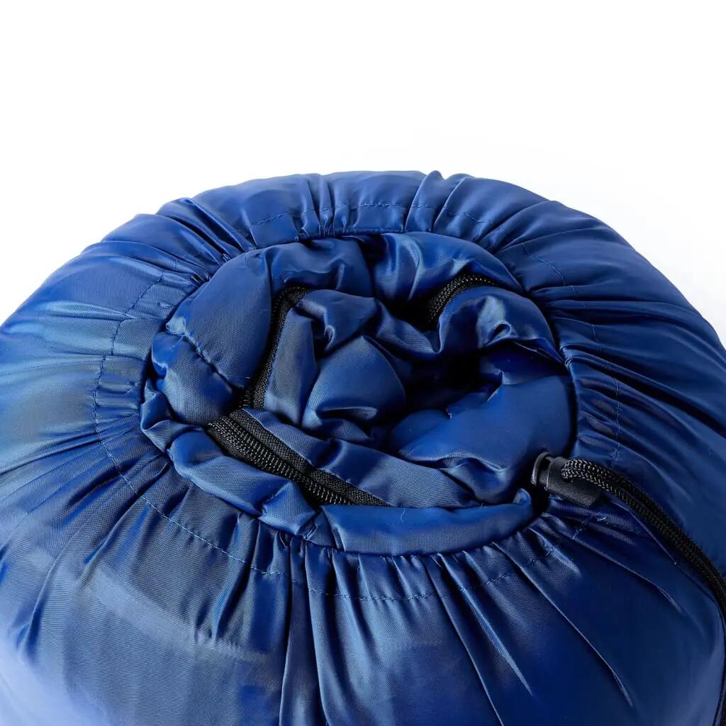 Sac de couchage double adulte VidaXL 3-4 saisons 2 oreillers 3/5