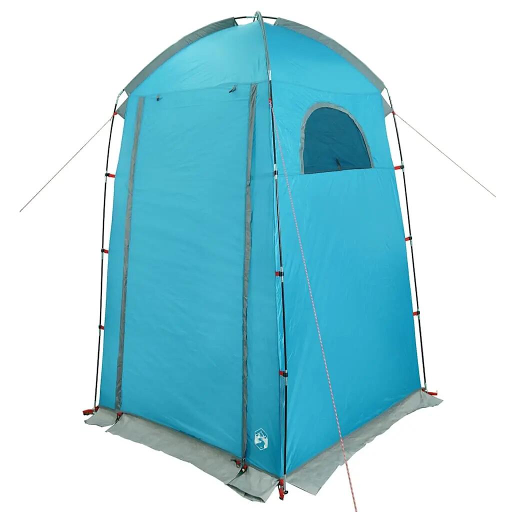 Tente de Douche Étanche VidaXL en Bleu pour Camping 5/7