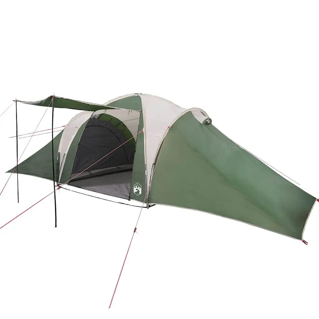 VidaXL Tente Dôme 6 Personnes Étanche Verte 4/7
