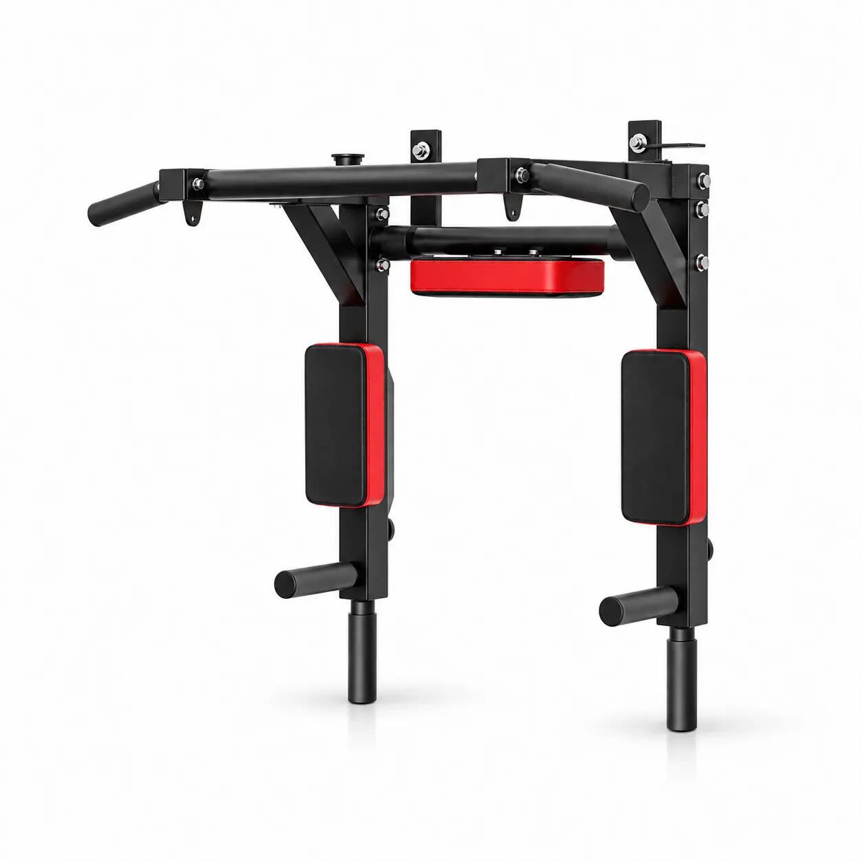 Homefittools Pull Up Bar – Wall Mount Multi Grip 2-in-1