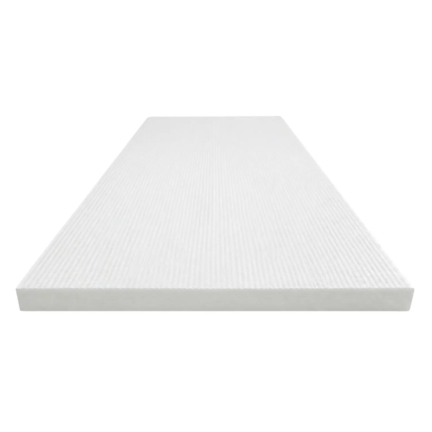 Homefittools Tatami Martial Arts Mat for Judo, Jiu-Jitsu and Taekwondo, 2 × 1 m, 50 mm, White