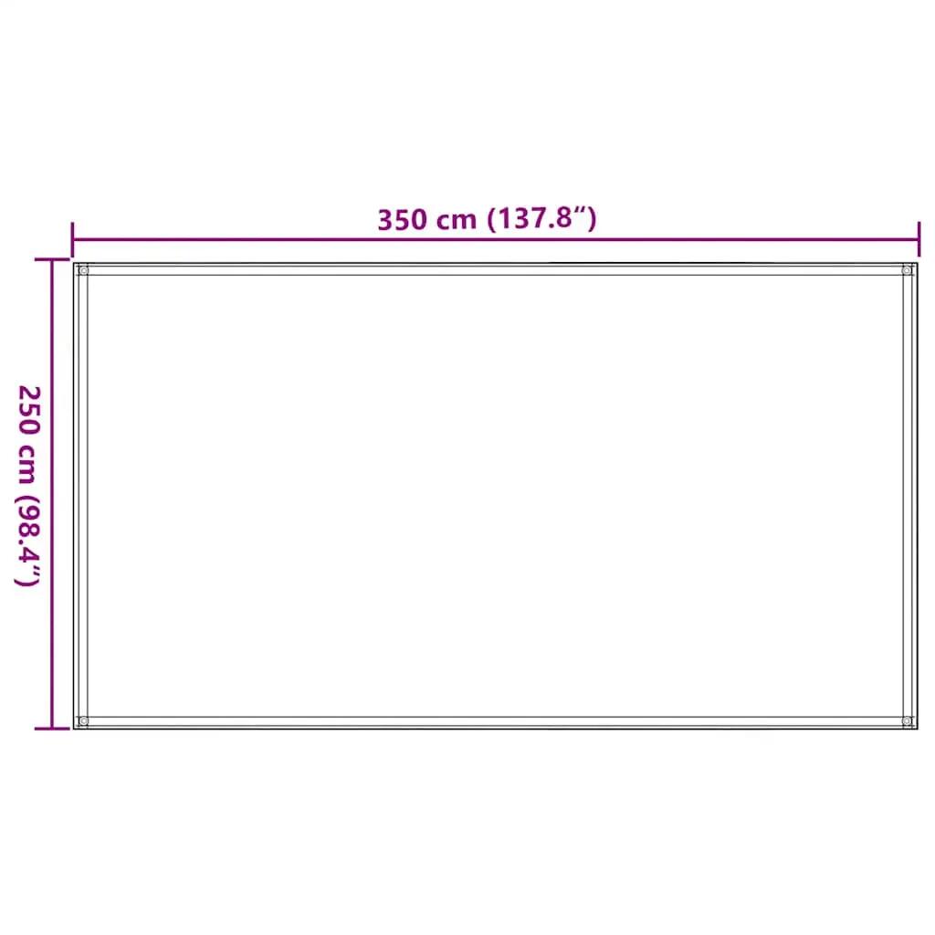 Tapis de tente HDPE vert clair avec 4 œillets VidaXL 7/7