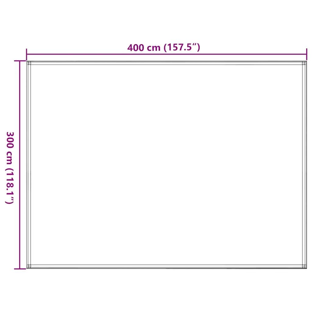 VidaXL Tenttapijt 300 x 400 cm Antraciet 7/7