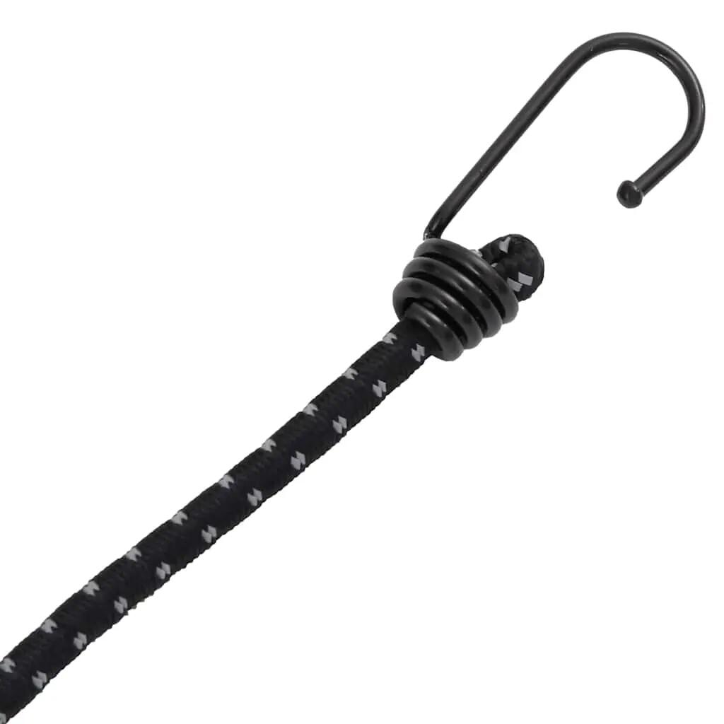 VidaXL Élastiques 25 pcs 88 cm crochets réfléchissants 5/7