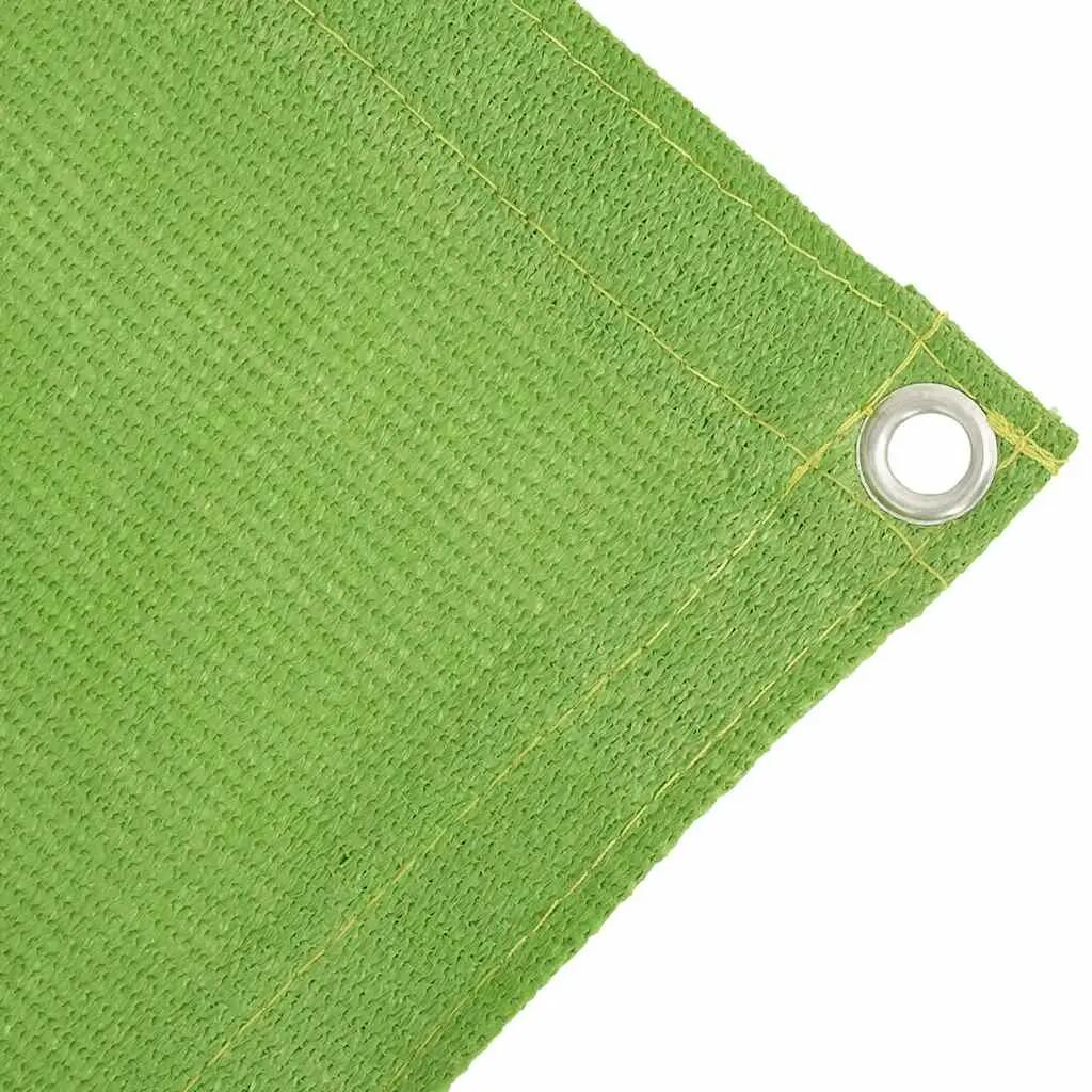 Tapis de tente HDPE vert clair avec 4 œillets VidaXL 4/7