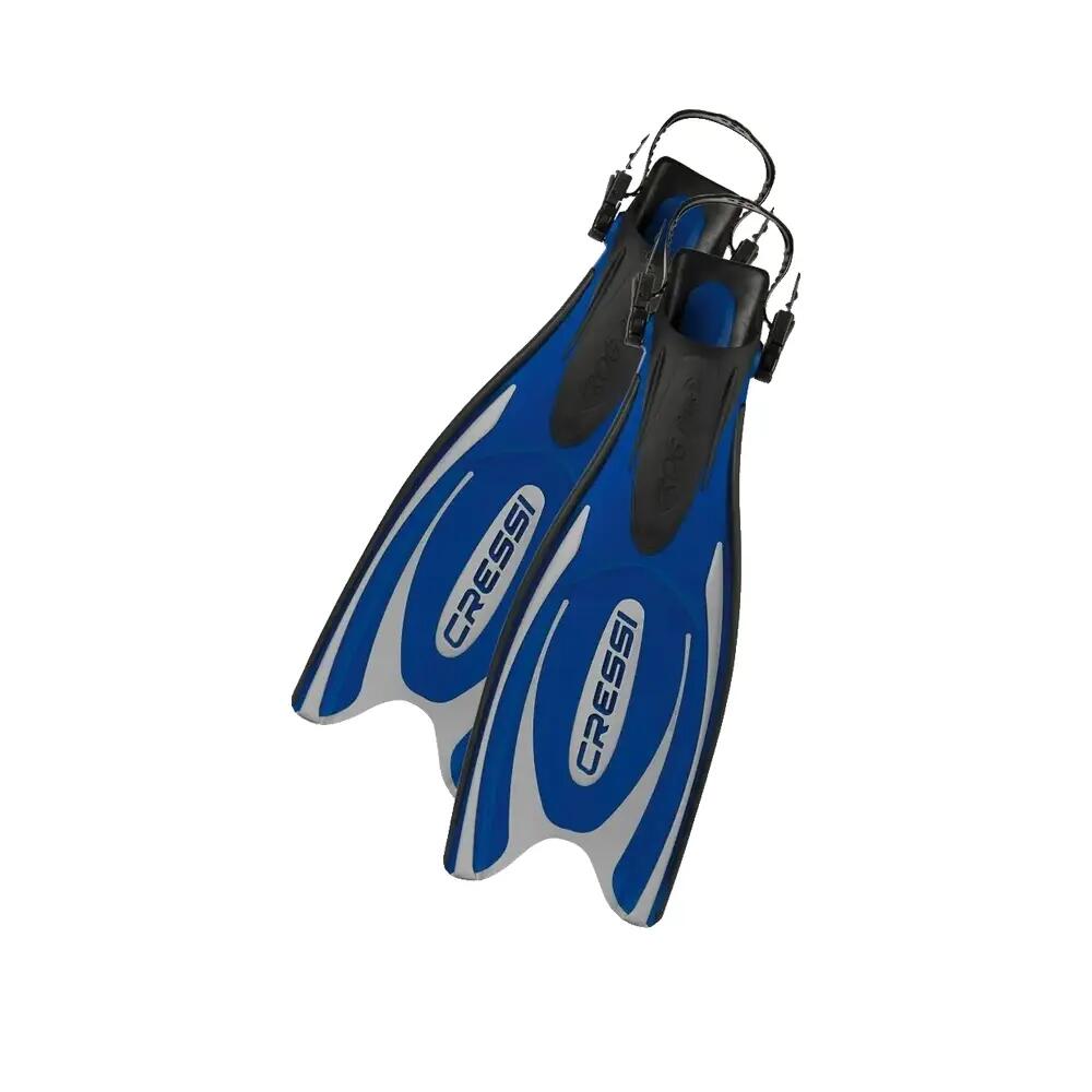 Palmes Cressi Frog Plus Niebiesko-Srebrne 3/4