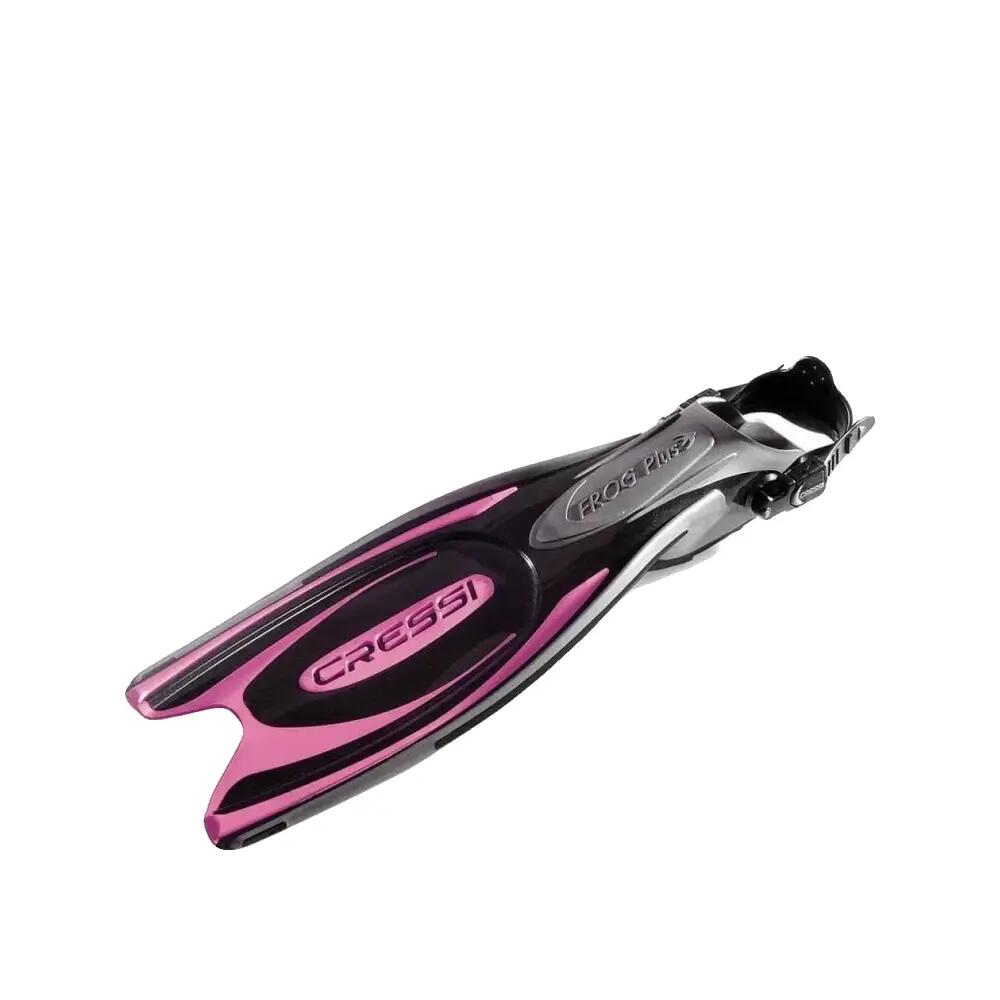 Palmes Cressi Frog Plus Noir/Rose 2/7