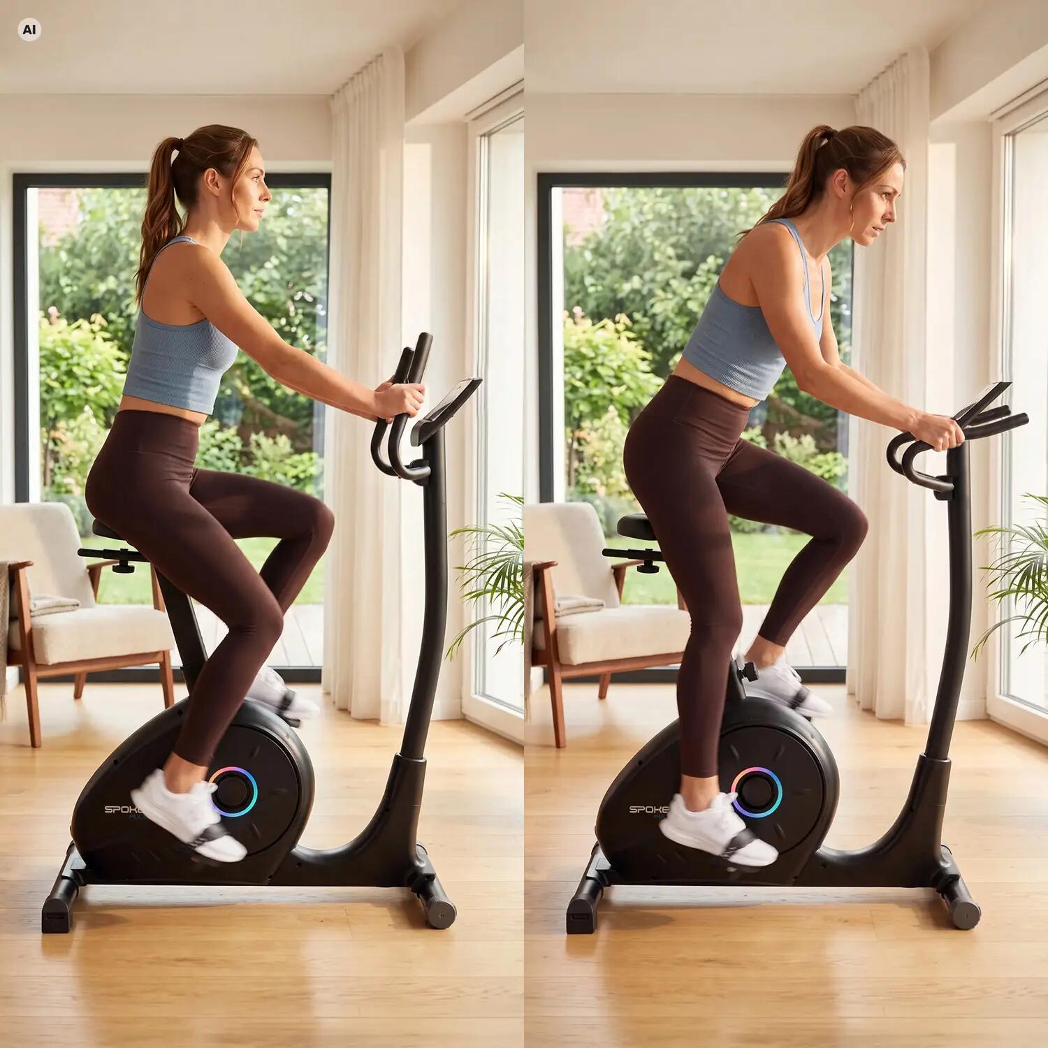 Rower treningowy stacjonarny magnetyczny Spokey Pulse 5/14