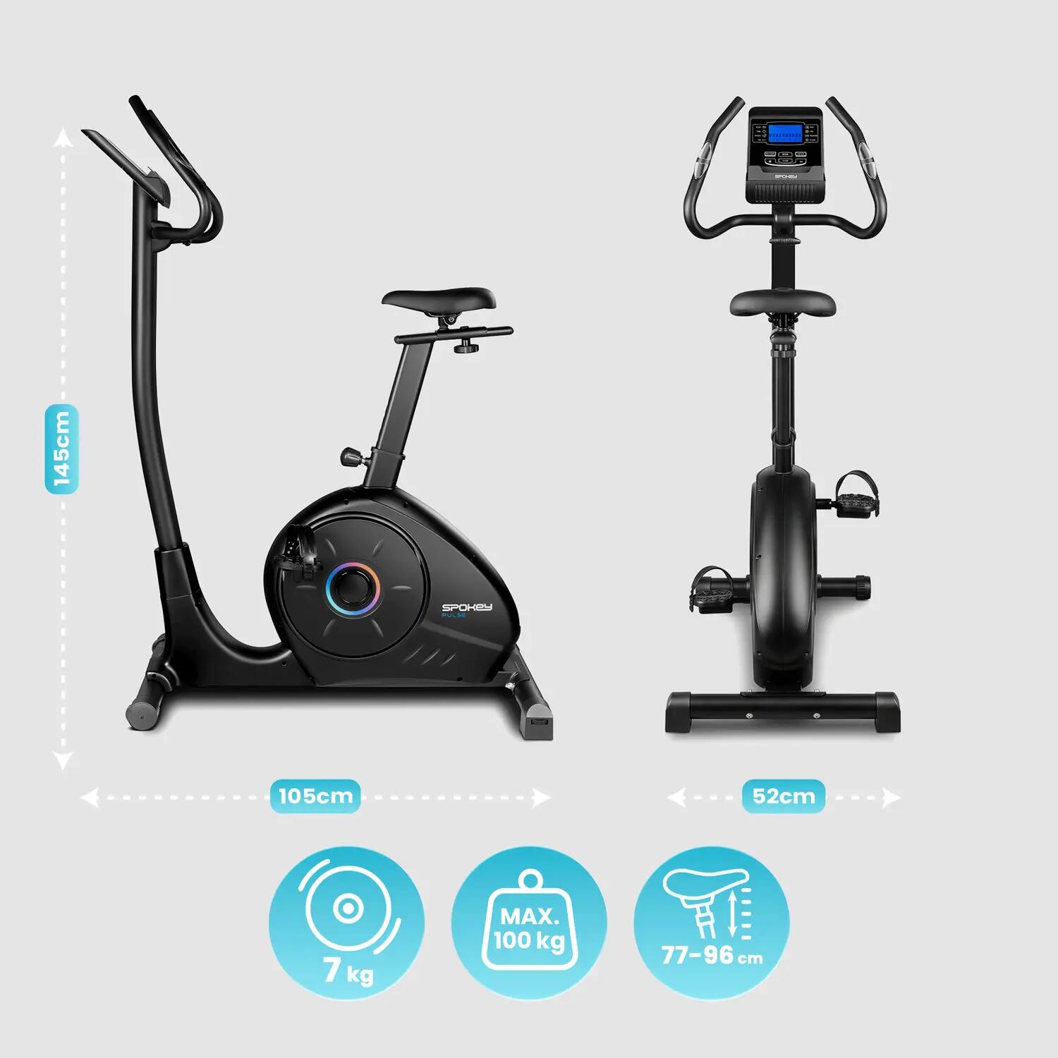 Rower treningowy stacjonarny magnetyczny Spokey Pulse 12/14