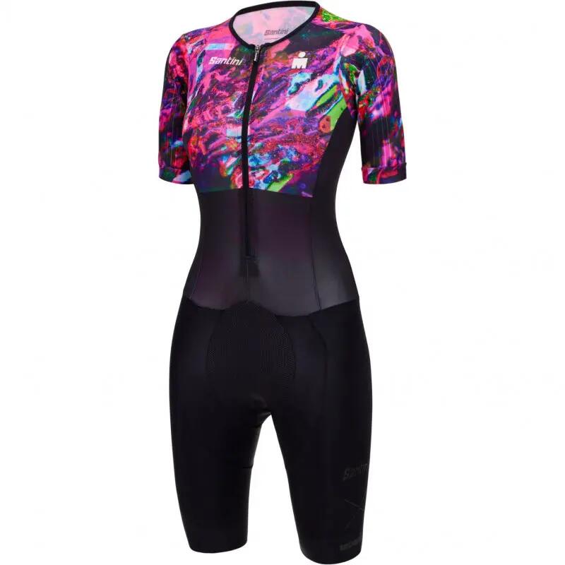 Santini Viper Ironman Kadın Trisuit 4i780limgviperzeph 2/6
