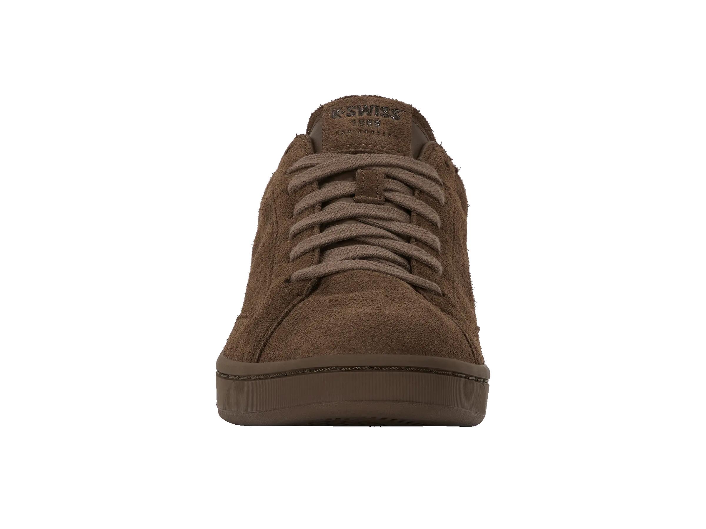 Men’s lifestyle sneakers in suede, K-Swiss Lozan Klub SDE, brown 3/5
