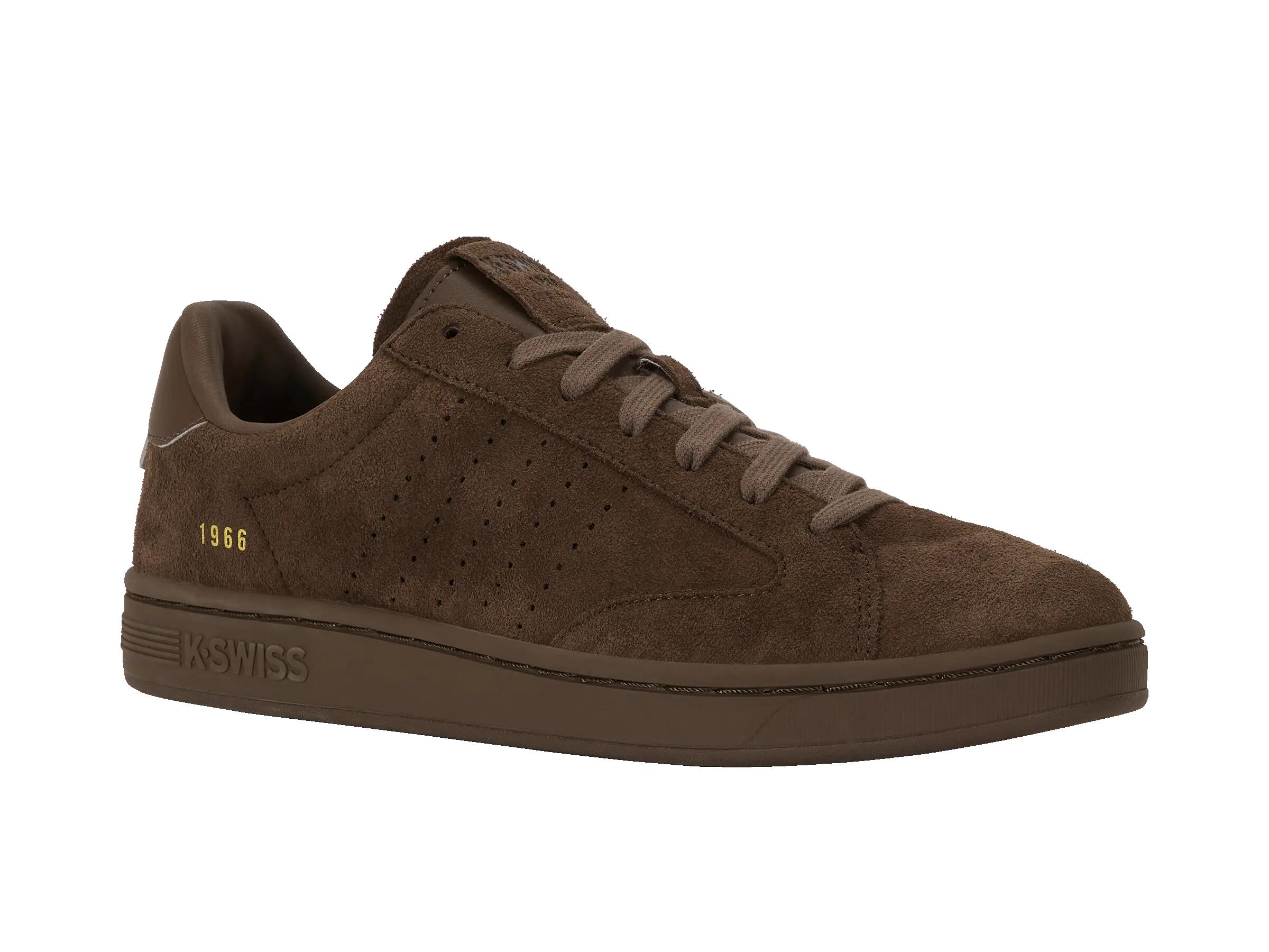 Men’s lifestyle sneakers in suede, K-Swiss Lozan Klub SDE, brown 2/5