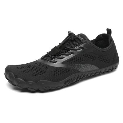 Saguaro barefoot smart i – minimalistische schuhe für trail & fitness, schwarz