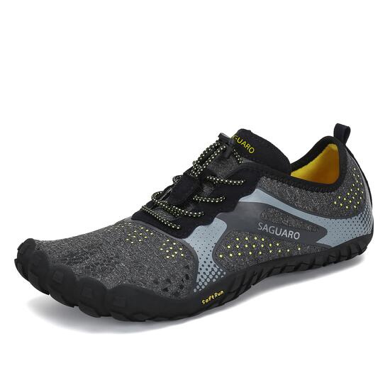 Saguaro Barefoot Fast I – Chaussure de trail et fitness, Noir