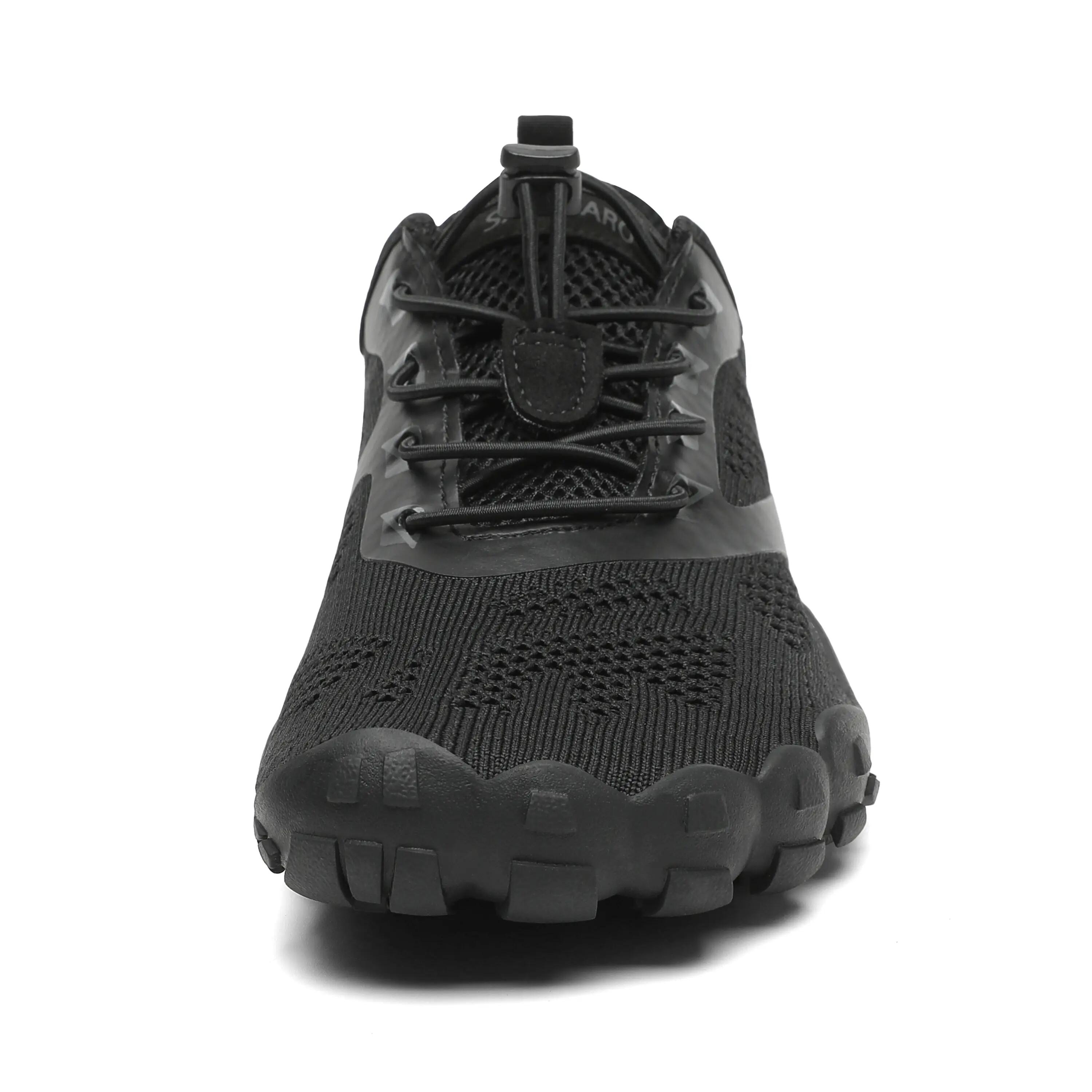 Saguaro Barefoot Smart I – Scarpe minimaliste per trail leggero e fitness, nero 5/7
