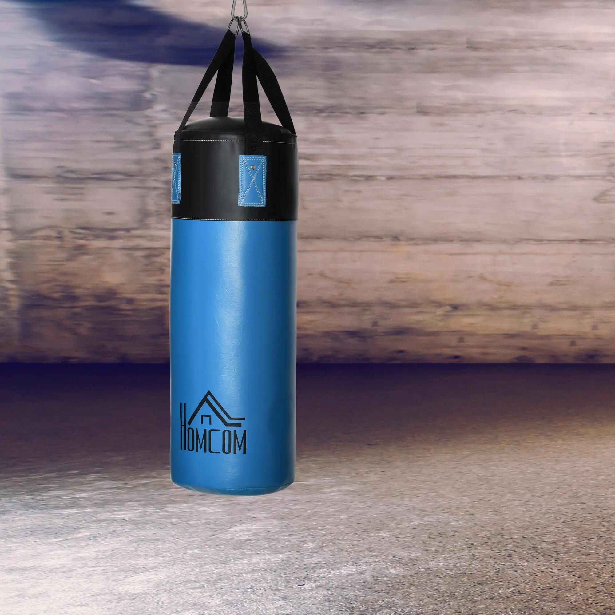 Saco de Boxeo HOMCOM 25x25x102 cm Azul 2/7