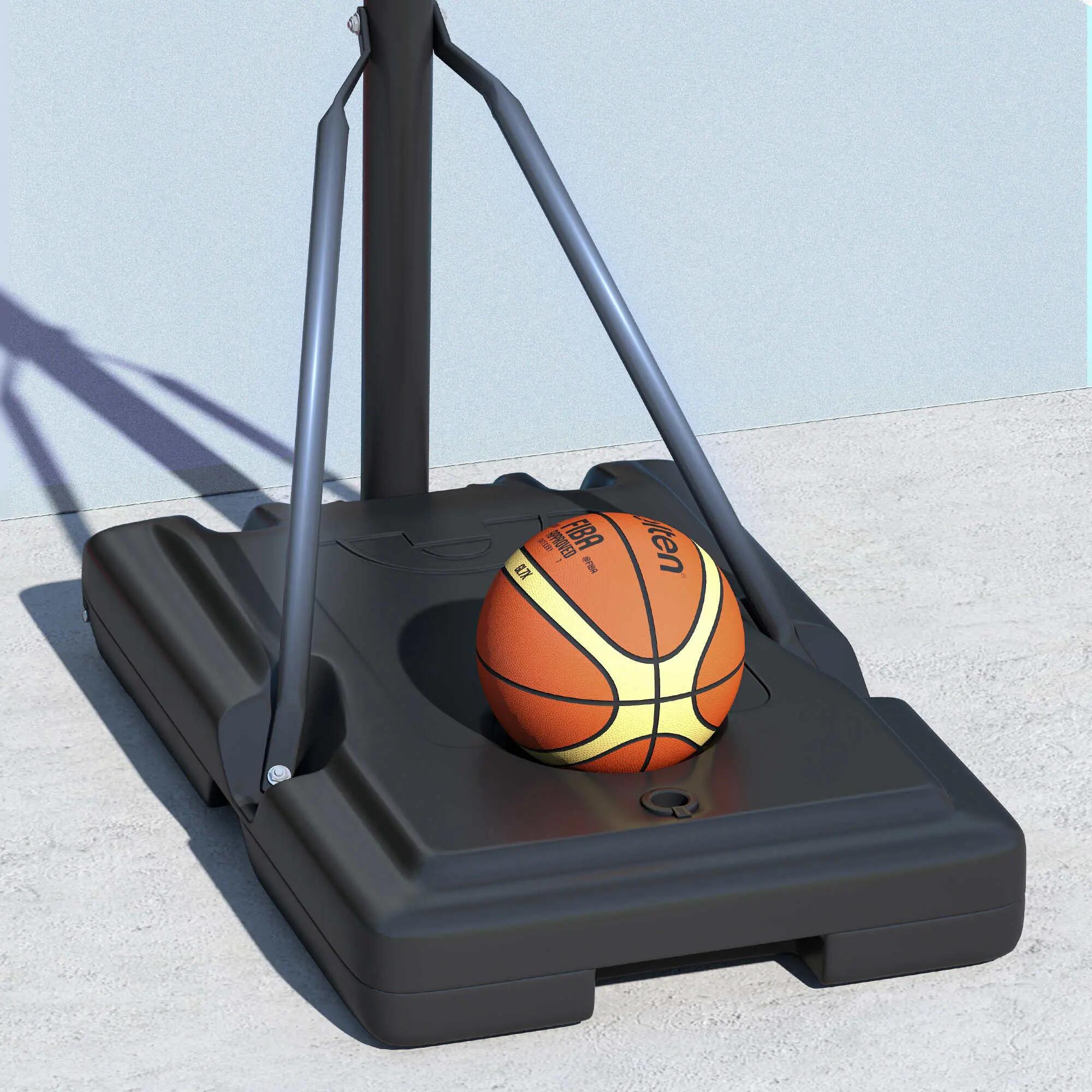 Tabela de Basquetebol para afundanços HOMCOM ajustável 235-305 cm 5/9