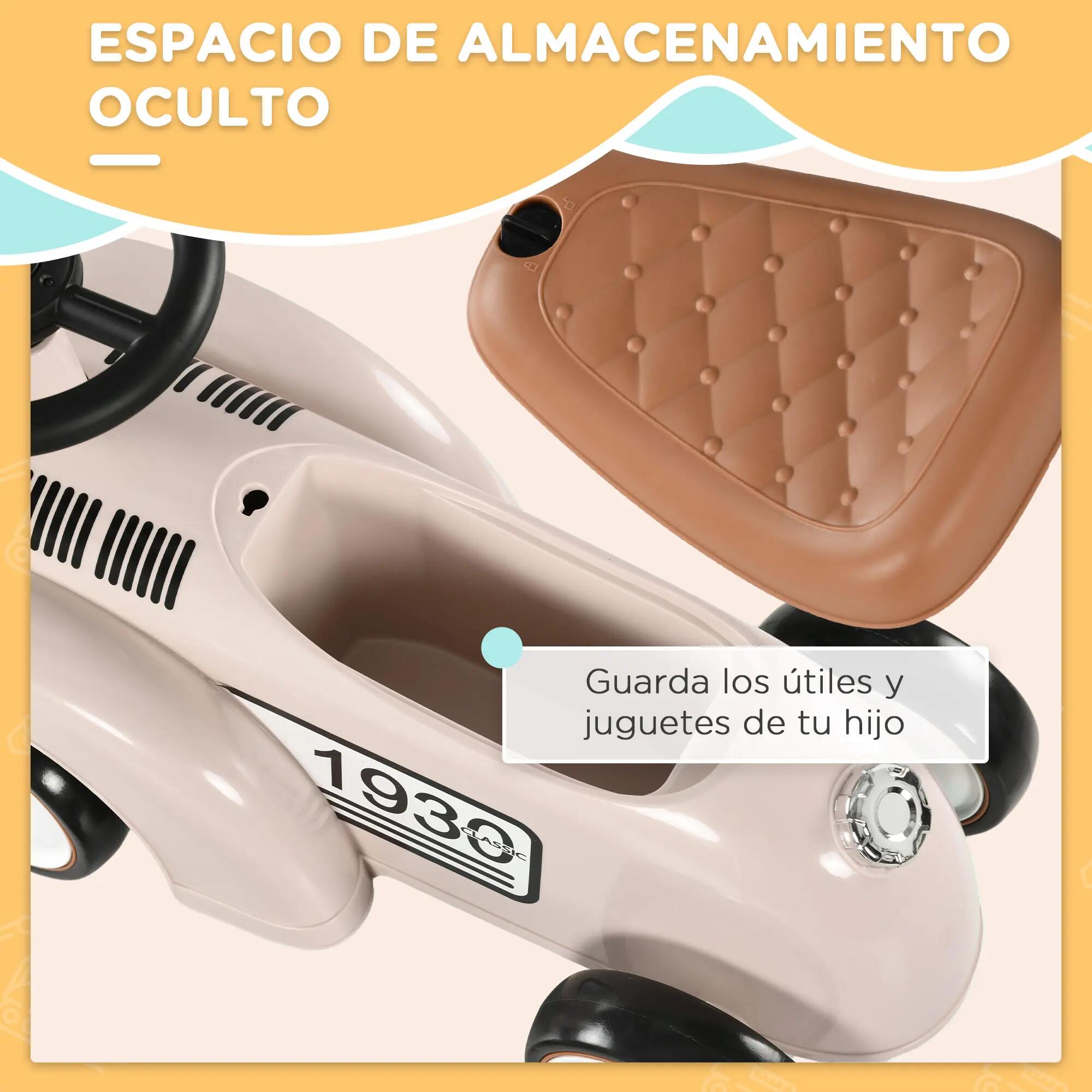 Carro Andador Bebé 58x27x35 cm Creme AIYAPLAY 5/8