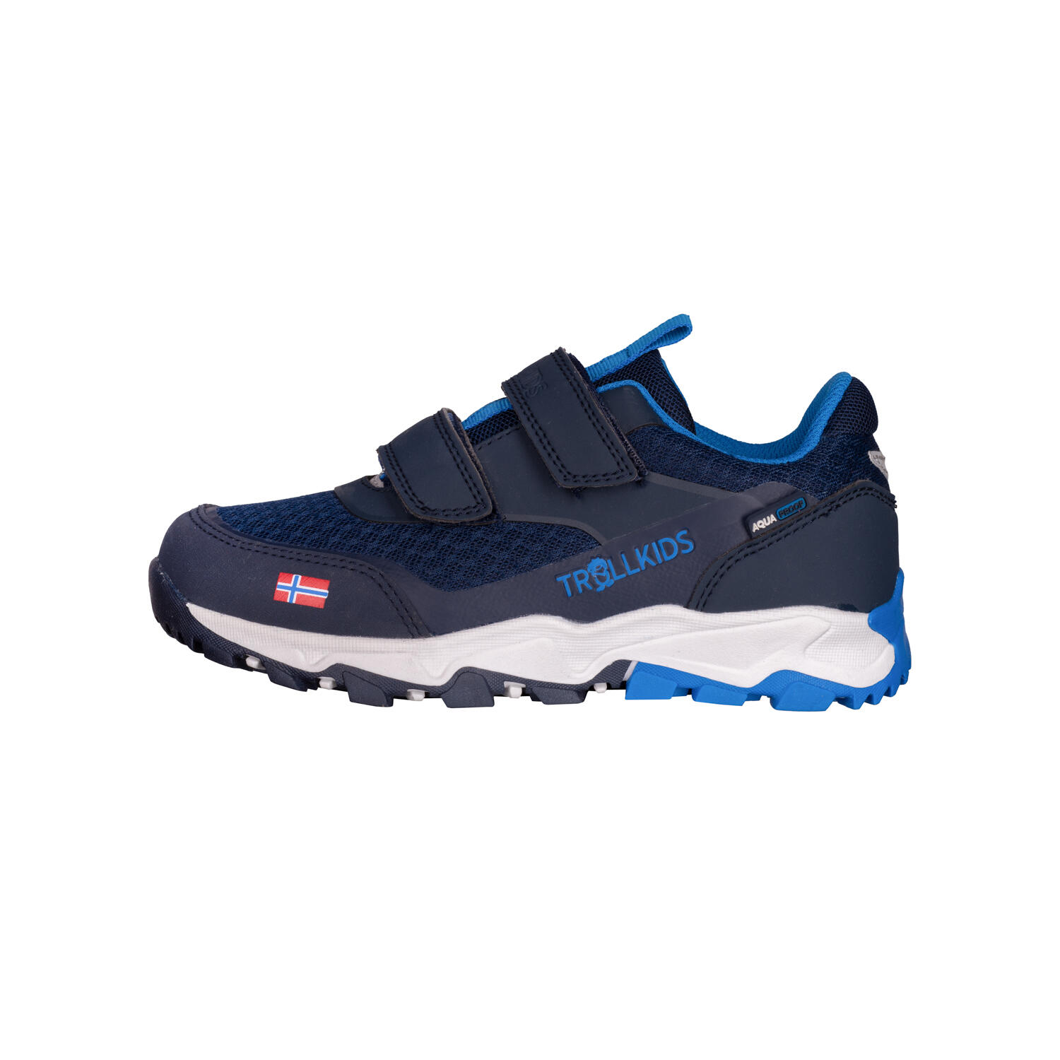 TROLLKIDS Kinder Wanderschuh Preikestolen Marineblau / Mittelblau