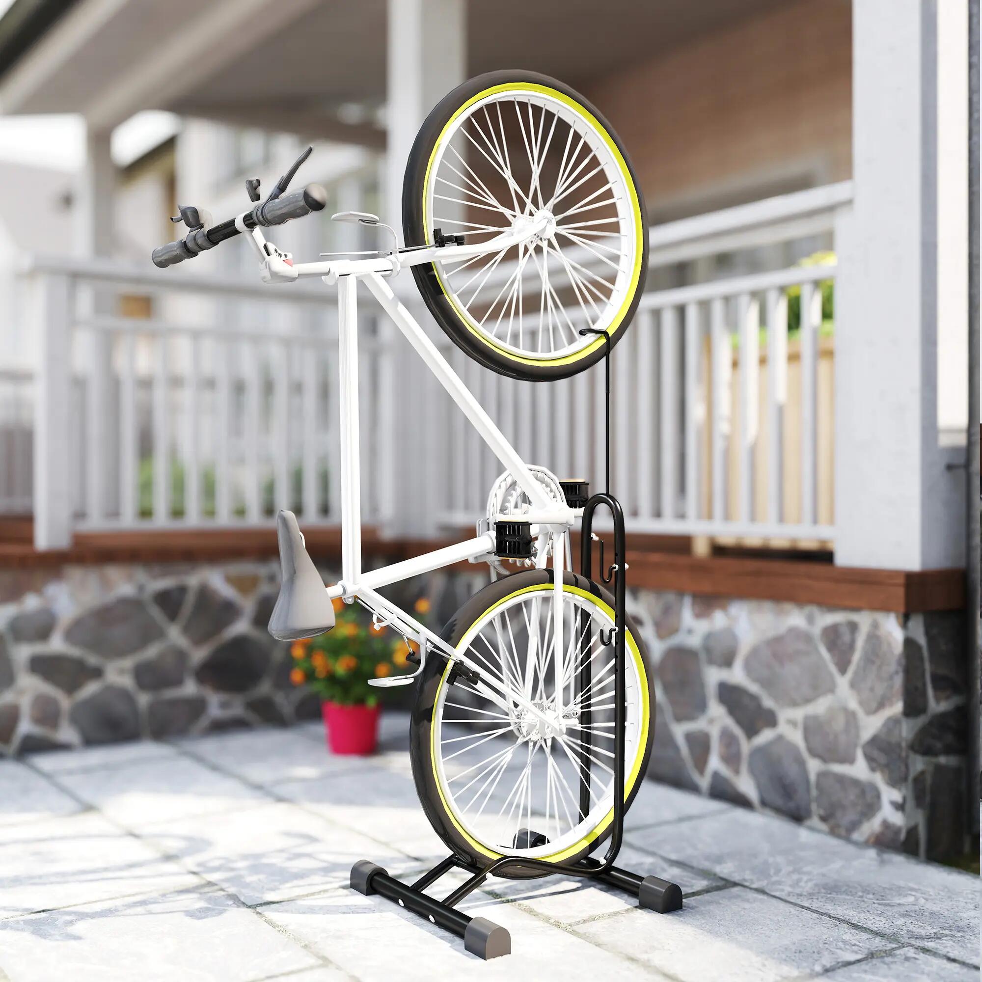 Soporte para Bicicletas SPORTNOW 45x44x118 cm Negro 4/7