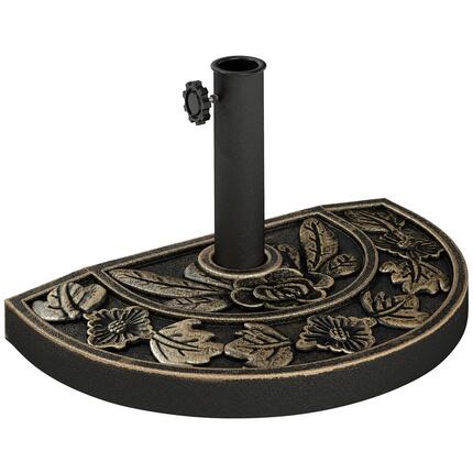 Base de Sombrilla Outsunny 50x31x32 cm Bronce