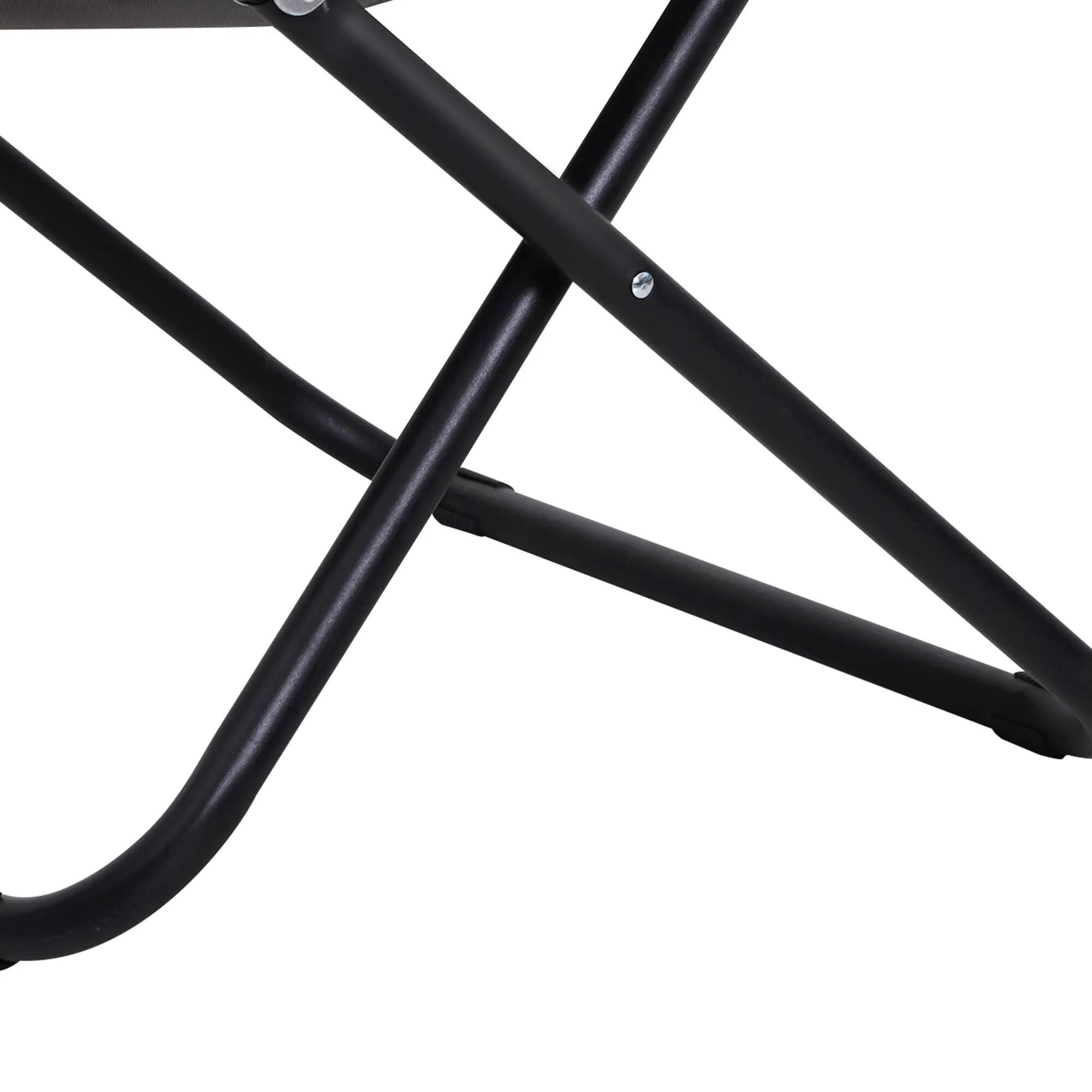 Silla de Luna Outsunny 80x80x75 cm Gris 5/7