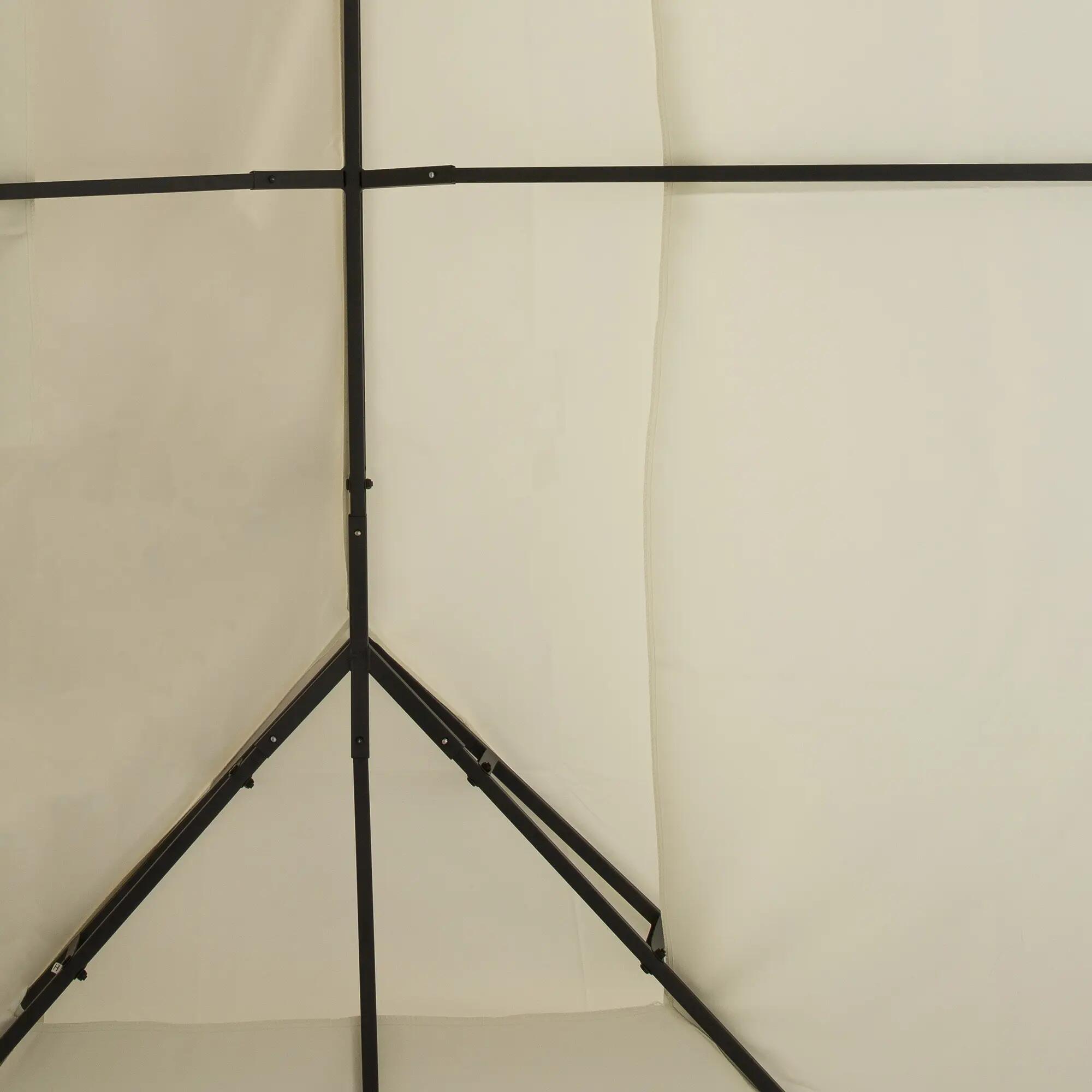 Techo de Repuesto Outsunny 400x300 cm Crema 5/7
