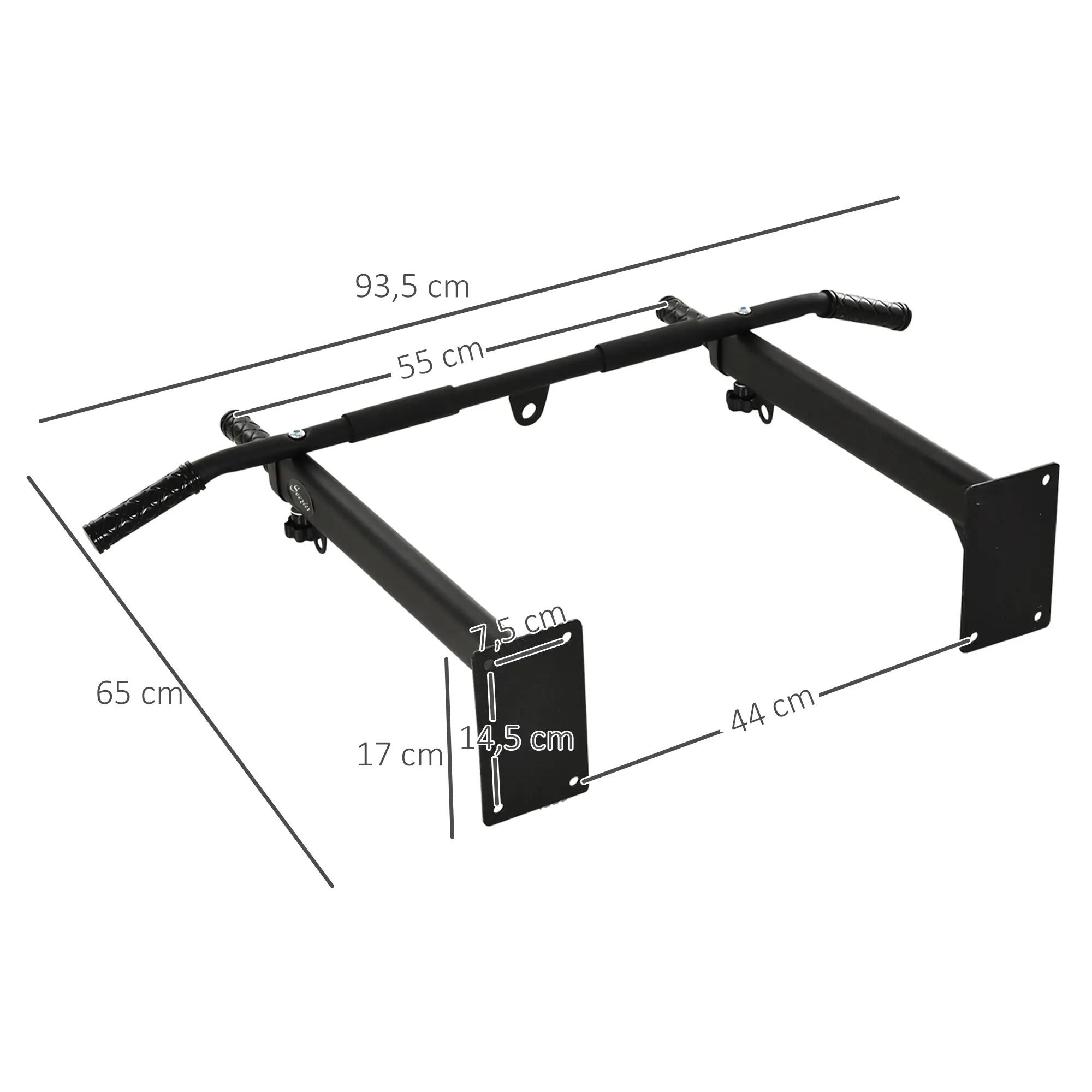 Barra de Elevações para Parede Preto 3/6