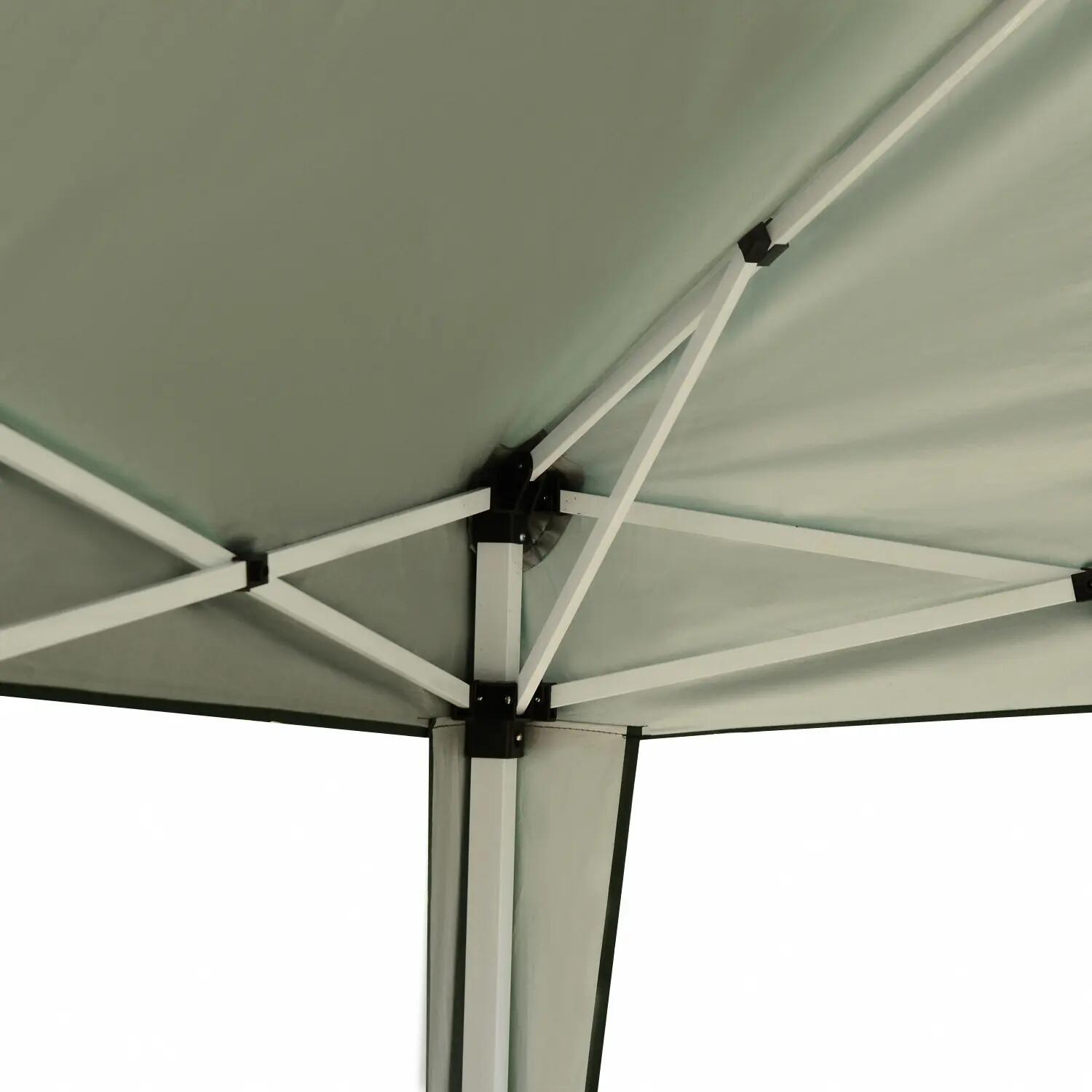 Carpa Evento Deportivo Outsunny 295x295x255 cm Verde 4/7