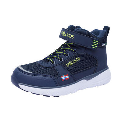 Kinder Schuh Stavanger Marineblau/Lime