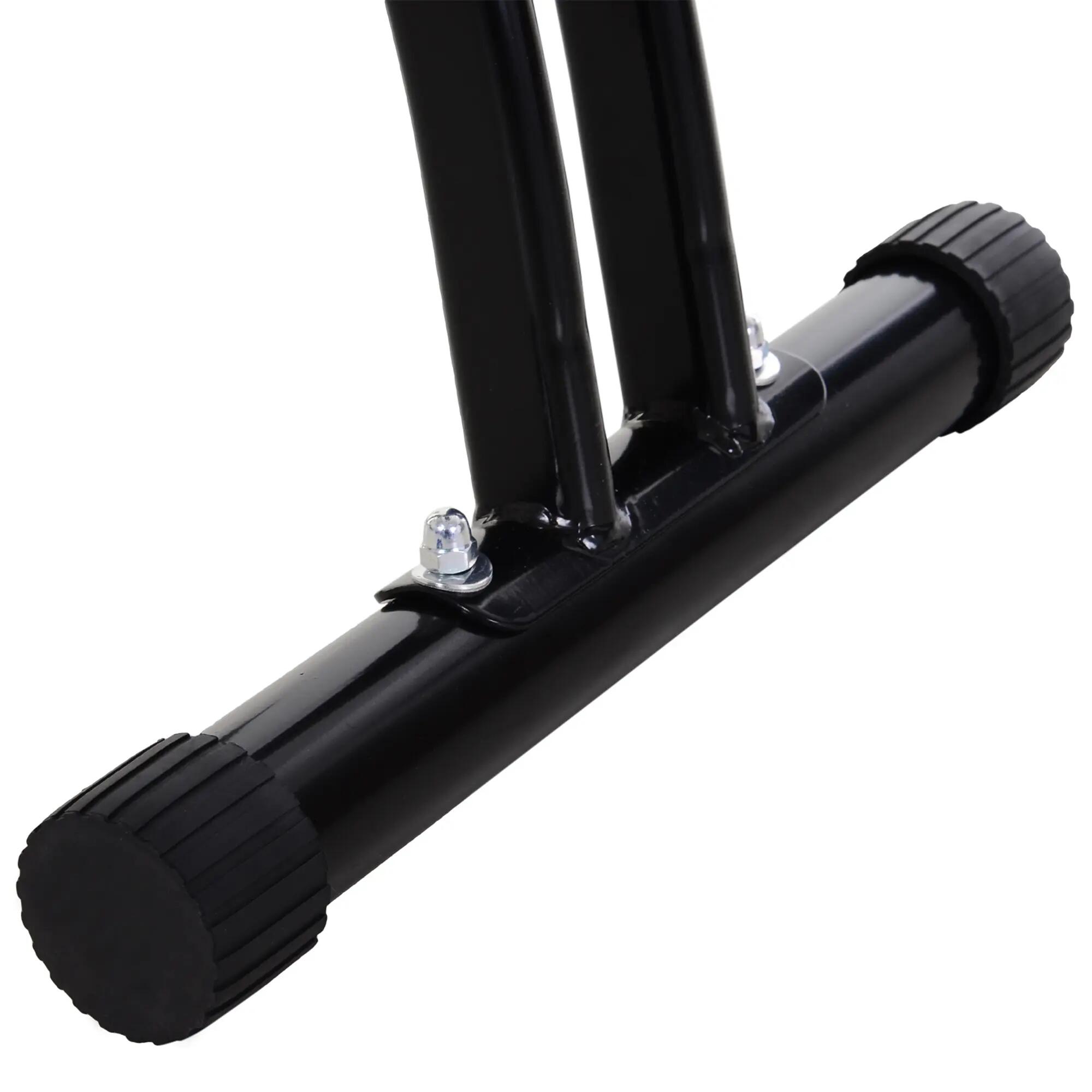 Bicicleta Estática Dobrável HOMCOM 8 Níveis Resistência Magnética LCD Preto 5/6