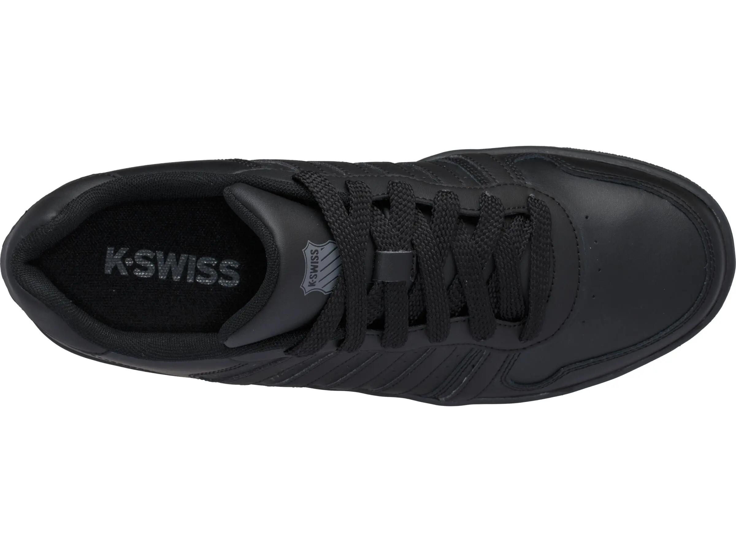 K-SWISS Court Palisades herensneaker van leer zwart 6/7