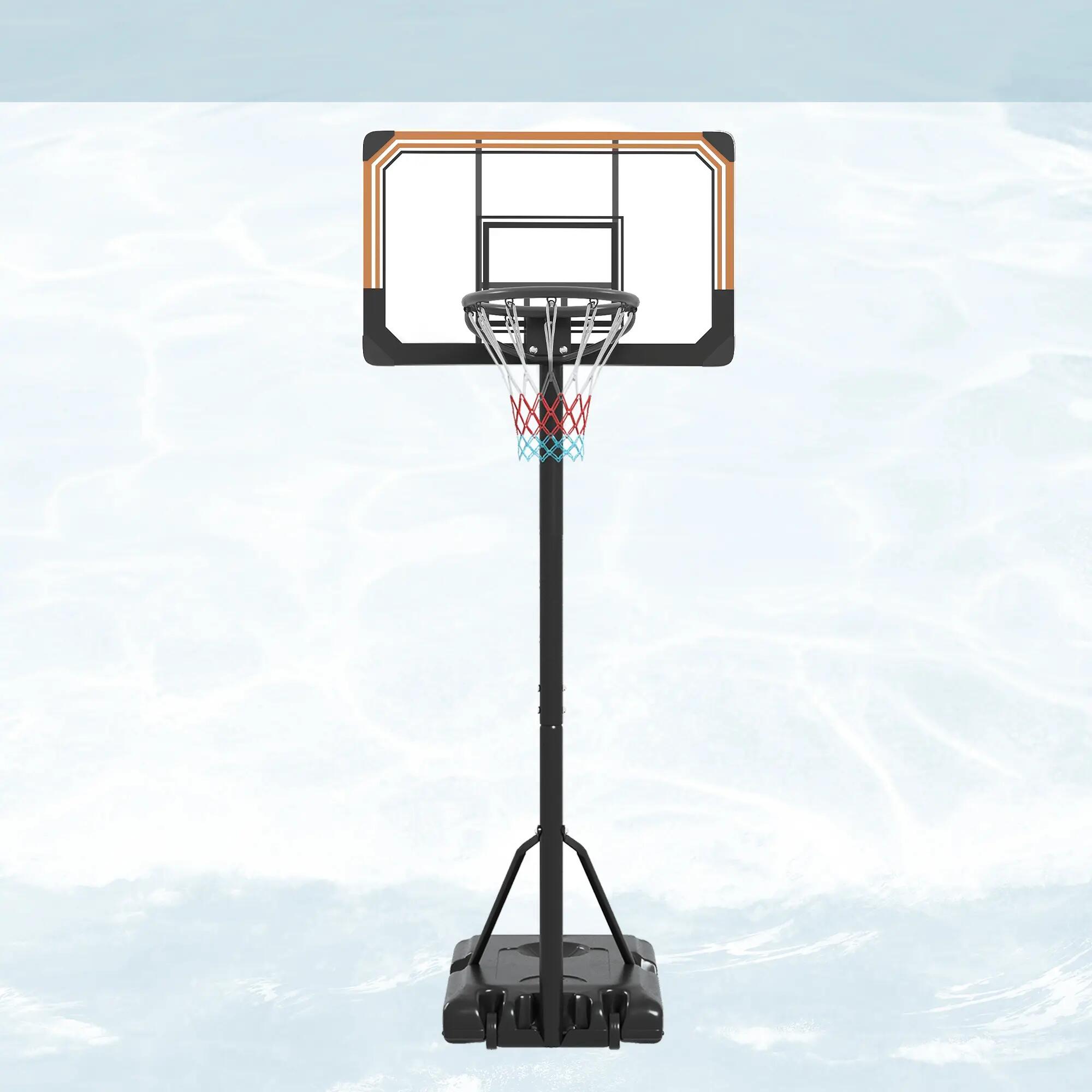 Tabela de Basquetebol infantil HOMCOM ajustável 182-213 cm 4/7